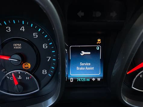 Now the info screen says "Service Stabili-Track" with ABS and Slippery Road light on as well. . Service stabilitrak chevy equinox 2015
